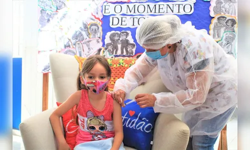 Arapongas vacinou 2 mil crianças contra a Covid-19
