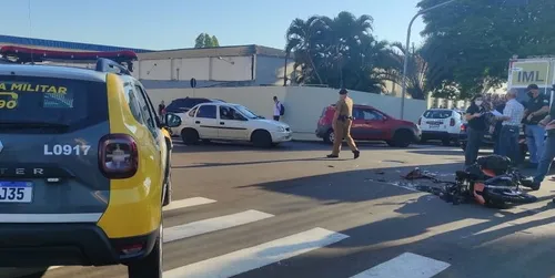 Câmera registra acidente que matou adolescente no PR