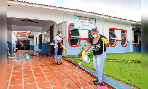 Centro Pop registra casos de Covid e passa por higienização