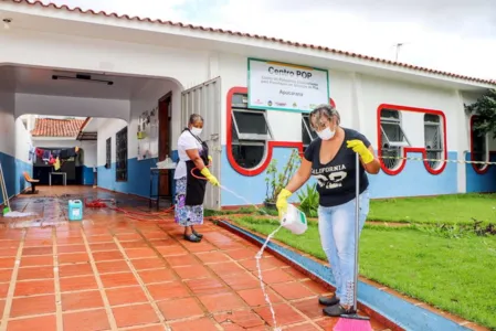 Centro Pop registra casos de Covid e passa por higienização