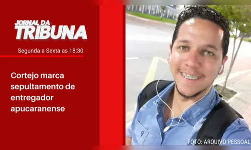 Cortejo marca sepultamento de entregador apucaranense