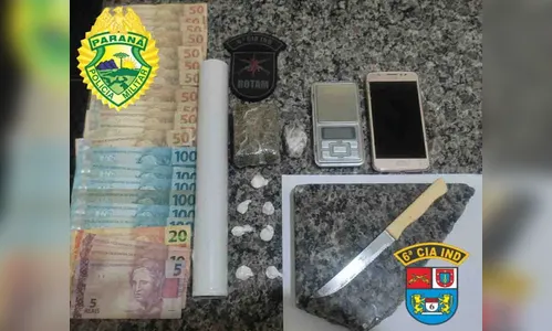 São João do Ivaí: suspeito de tráfico é preso em flagrante