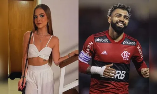 Gabigol e Mel Maia são flagrados juntos em evento no Rio