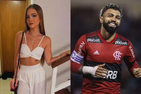 Gabigol e Mel Maia são flagrados juntos em evento no Rio