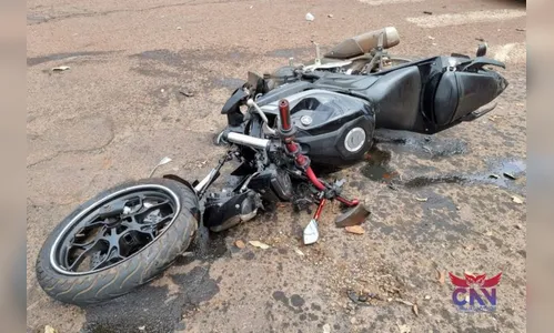 Maringá: acidente deixa motociclista gravemente ferido