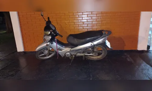 Moto furtada é recuperada no mesmo dia em Apucarana