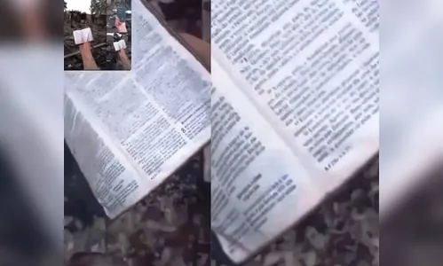 'Sinal de Deus’: mulher acha Bíblia intacta após incêndio