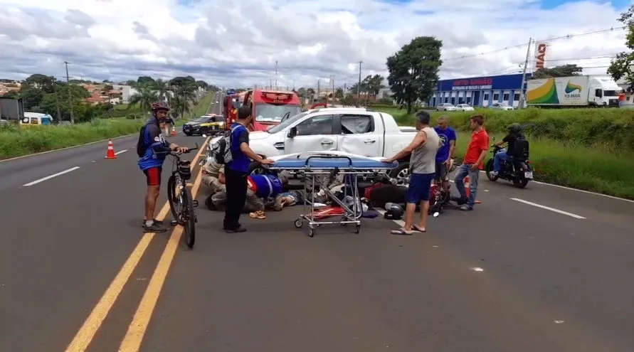 BR-369: 3 vítimas ficam feridas após acidente em Arapongas