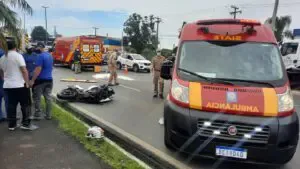 Câmera flagra acidente que matou dois motociclistas no PR