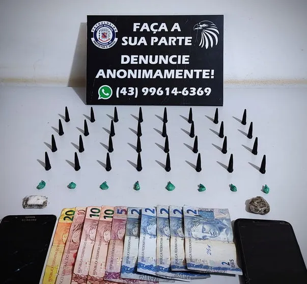 GM Arapongas prende jovens que vendiam drogas em escola