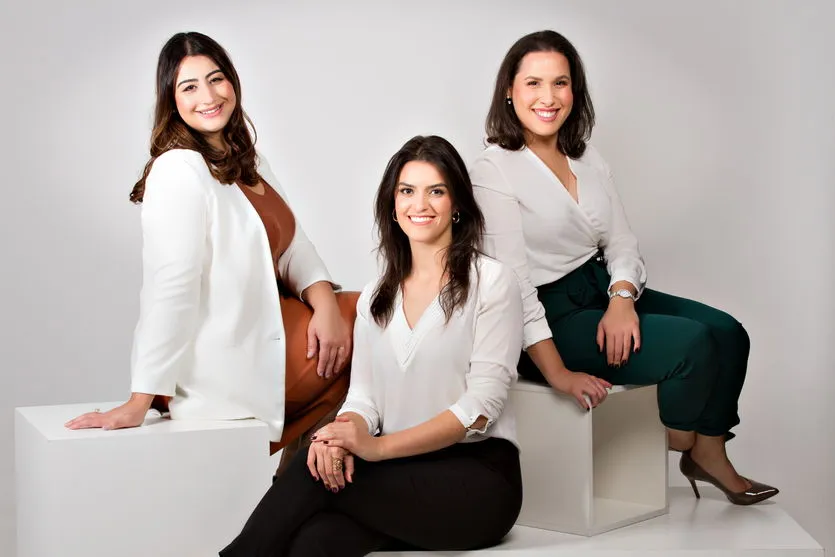 Mariana, Clarissa e Fernanda, empreendedoras a frente do BNI Norte do Paraná