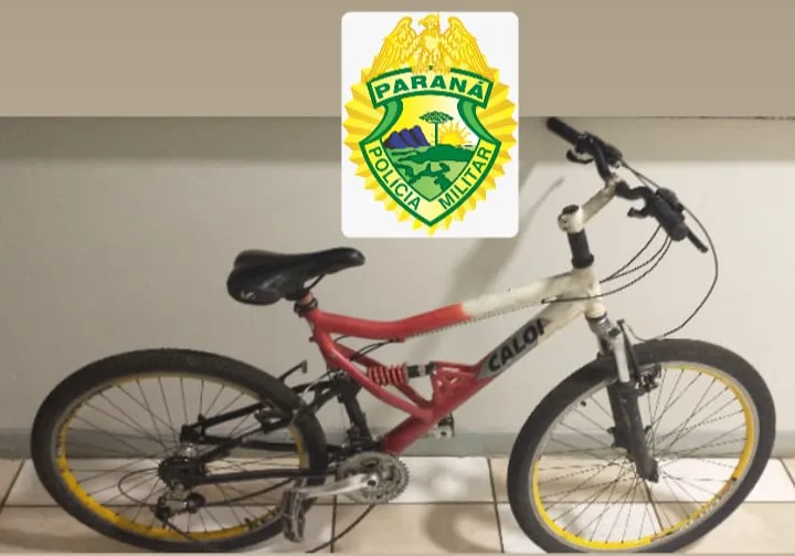 PM prende homem e recupera bicicleta furtada em Apucarana