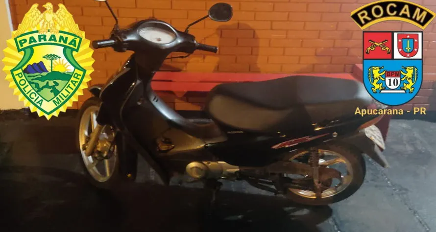 PM prende homens que furtaram moto de chácara em Apucarana