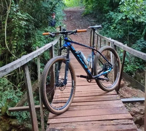 Uma das bicicletas roubadas em Apucarana