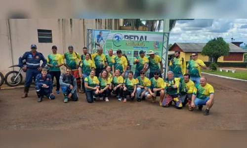3º Pedal Solidário Terra Brasil reúne 380 ciclistas em Apucarana