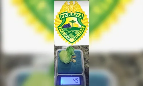 Adolescente é flagrado com 40 pedras de crack em Apucarana