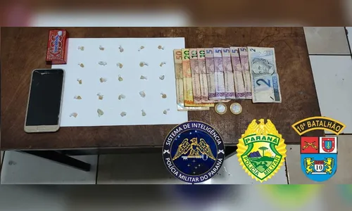 Após denúncias, PM de Apucarana apreende pedras de crack
