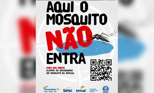 Arapongas participa da Campanha “Aqui o mosquito não entra