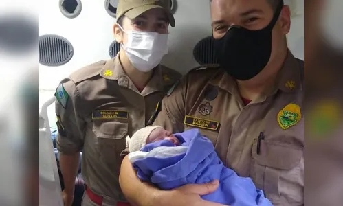 Bebê nasce com ajuda do Samu e Corpo de Bombeiros