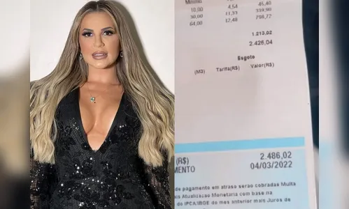 Deolane surpreende web ao mostrar valor da conta de água