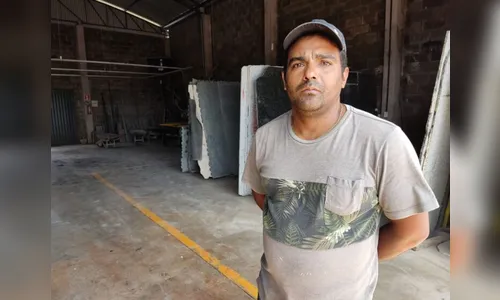 Dono de marmoraria fala da angustia de ter a empresa furtada