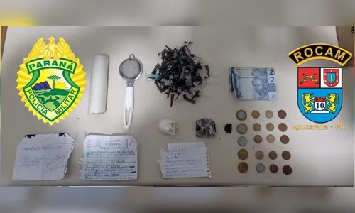 Polícia faz prisão em ponto de venda de drogas no Tibagi