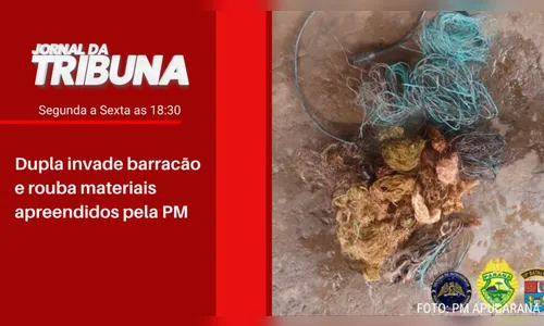 Dupla invade barracão e rouba materiais apreendidos pela PM