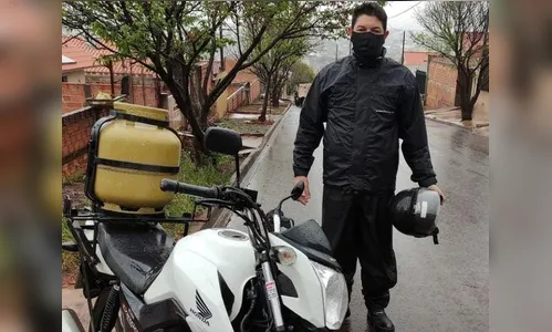 Entregador tem moto furtada durante o trabalho em Apucarana
