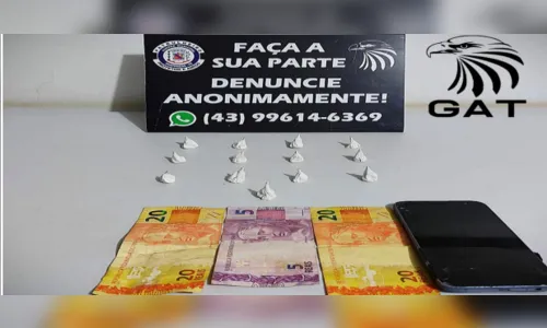 GAT apreende adolescente com cocaína em Arapongas