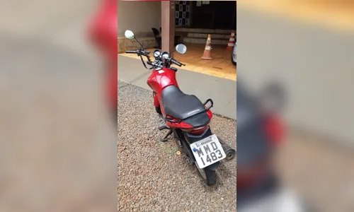 Homem de Arapongas é preso com moto furtada em Maringá