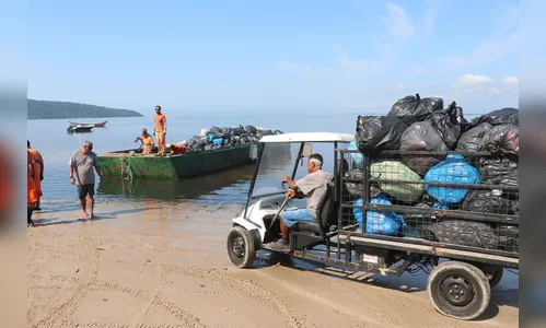 IAT contribui com recolhimento de resíduos no litoral