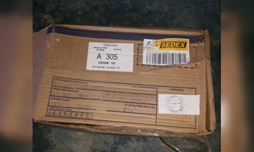 Encomenda despachada para suspeito de tráfico é apreendida