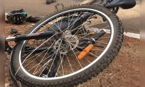 PM registra acidente entre bicicleta motorizada e moto