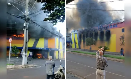 Incêndio em mercado causa uma morte e deixa cinco feridos