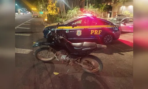 Moto com registro de furto/roubo há 15 anos é recuperada