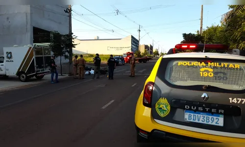 Motociclista morre em acidente nesta manhã em Arapongas