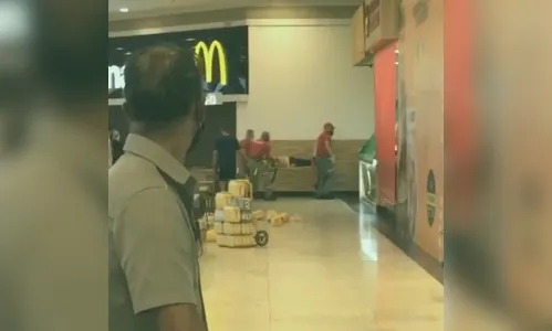 Mulher baleada em shopping de Londrina recebe alta médica