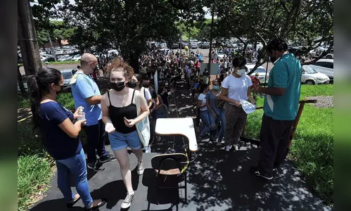 Calor e tranquilidade marcam Vestibular 2022 da UEL