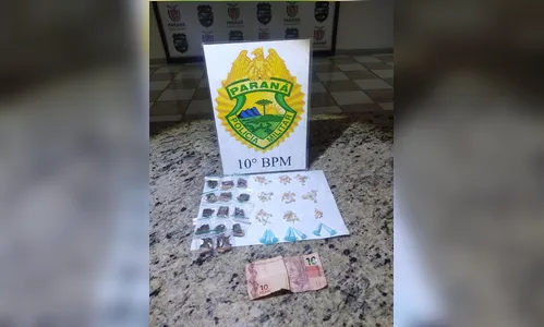 PM localiza 85 pedras de crack com jovem de 16 anos