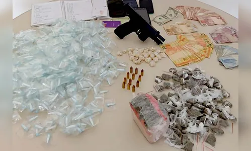 PM prende 5 pessoas e apreende quase mil porções de drogas