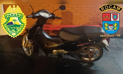 PM prende homens que furtaram moto de chácara em Apucarana