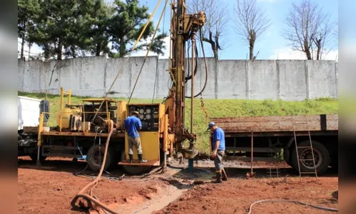 Poço artesiano vai atender irrigação no Estádio dos Pássaros