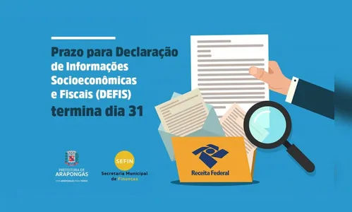 Prazo de entrega da DEFIS para Receita Federal termina dia 31 de março