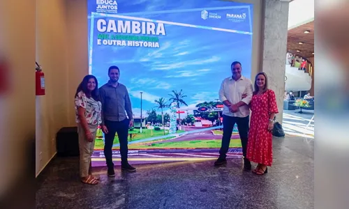 Prefeito de Cambira e equipe participam do Educa Juntos 2022