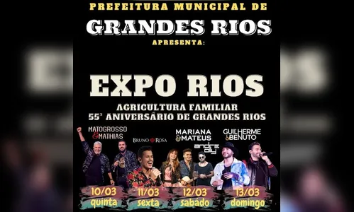 Prefeitura de Grandes Rios apresenta Expo Rios