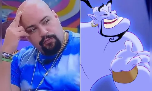 Tiago é comparado a Gênio de 'Aladdin' após mudar visual