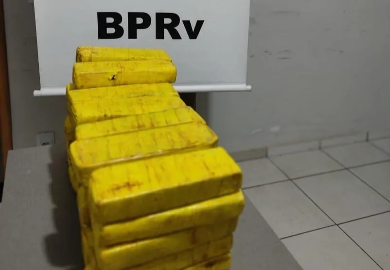 A droga estava em duas malas, escondida entre brinquedos