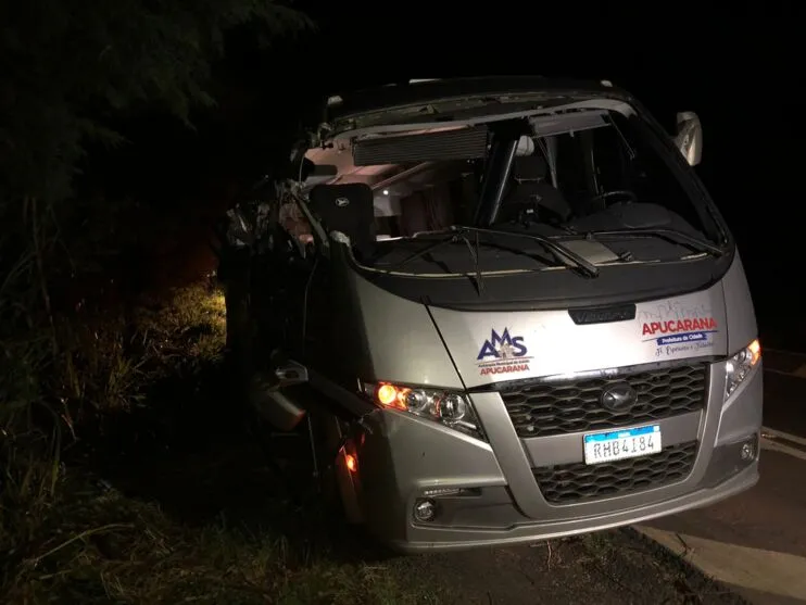 Familiares visitam vítimas de acidente com o ônibus da Saúde