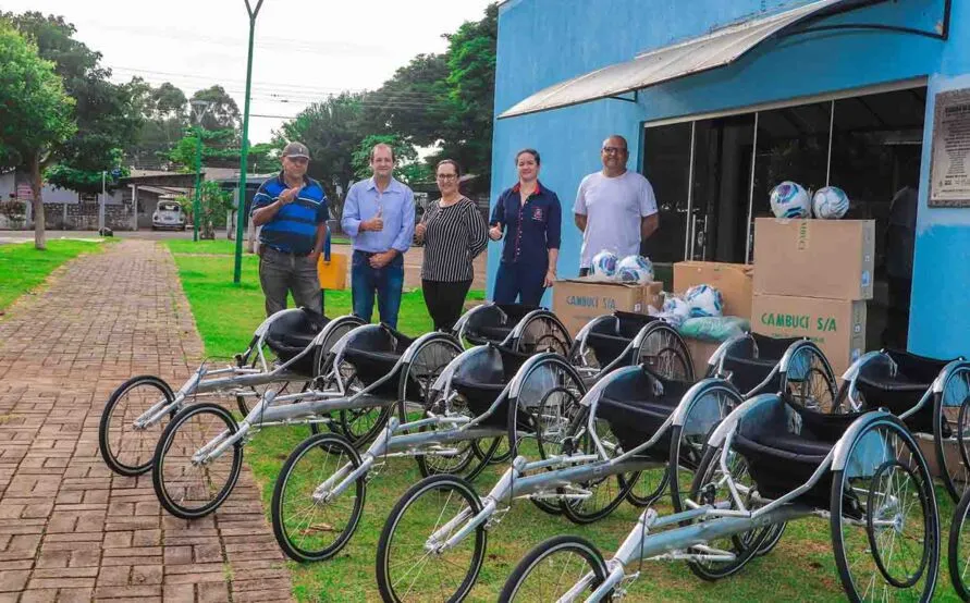 Jardim Alegre adquire equipamentos para atletismo; veja
