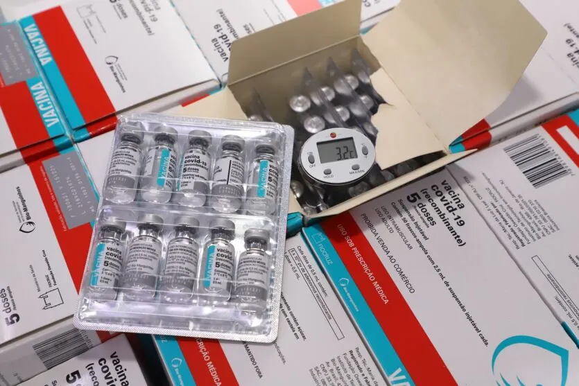 Paraná recebe mais 59,7 mil vacinas contra Covid-19